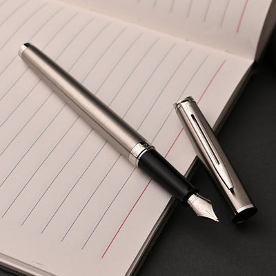 Waterman Hemisphere Fountain Pen - Stainless Steel CT 7