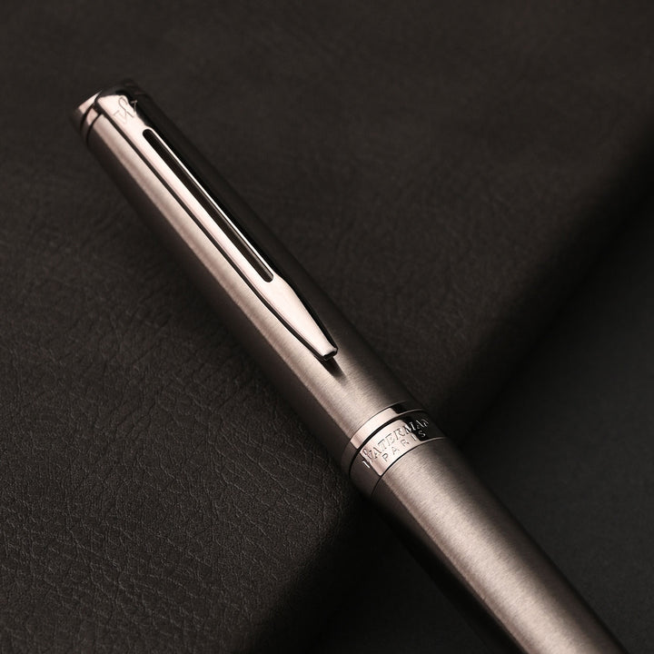 Waterman Hemisphere Stainless Steel CT Roller Ball Pen Waterman